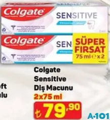 COLGATE SENSİTİVE DİŞ MACUNU 2X75 ML